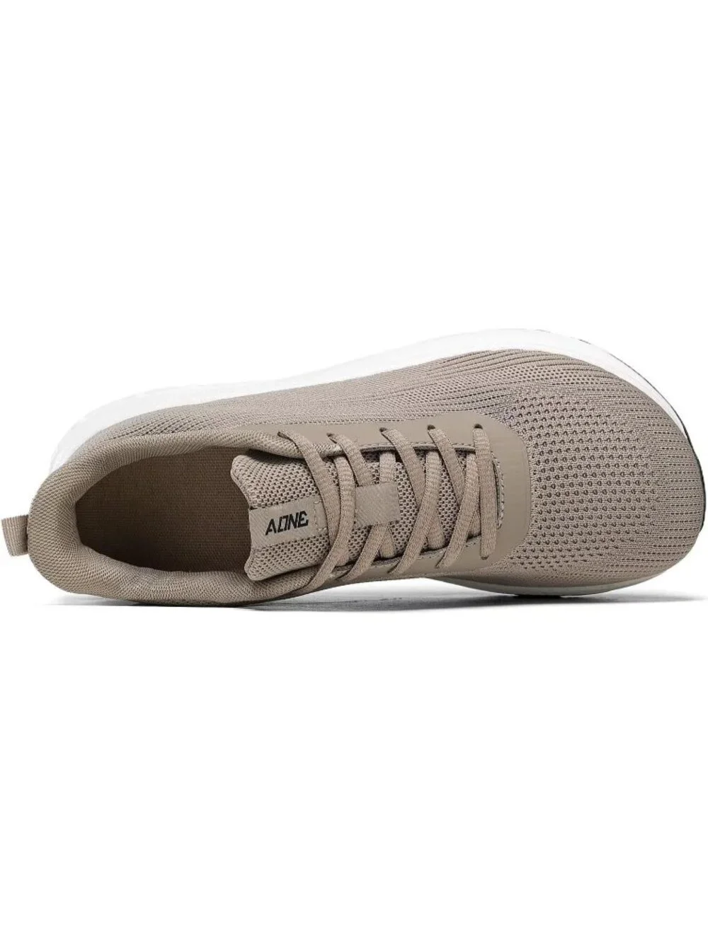 Men's Khaki Wide Walking Shoes Soft Sole Non Slip Running Comfortable Sneakers